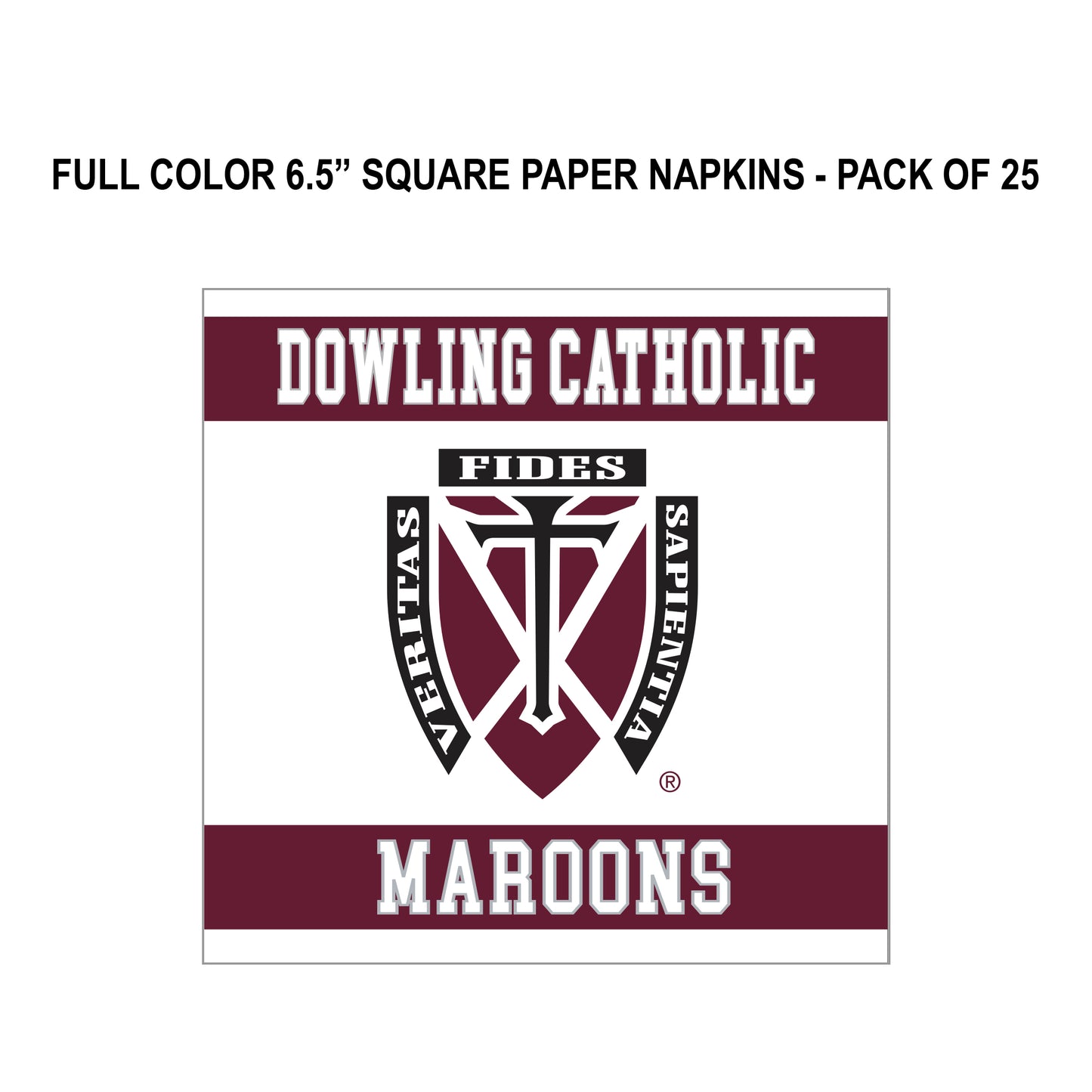 Dowling Catholic Graduation Tableware
