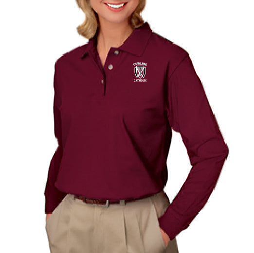 Women's Cotton Polo, SHORT or LONG-SLEEVED - ONLINE