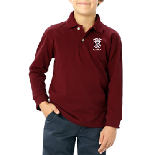 Youth Cotton Polo, SHORT or LONG-SLEEVED - ONLINE