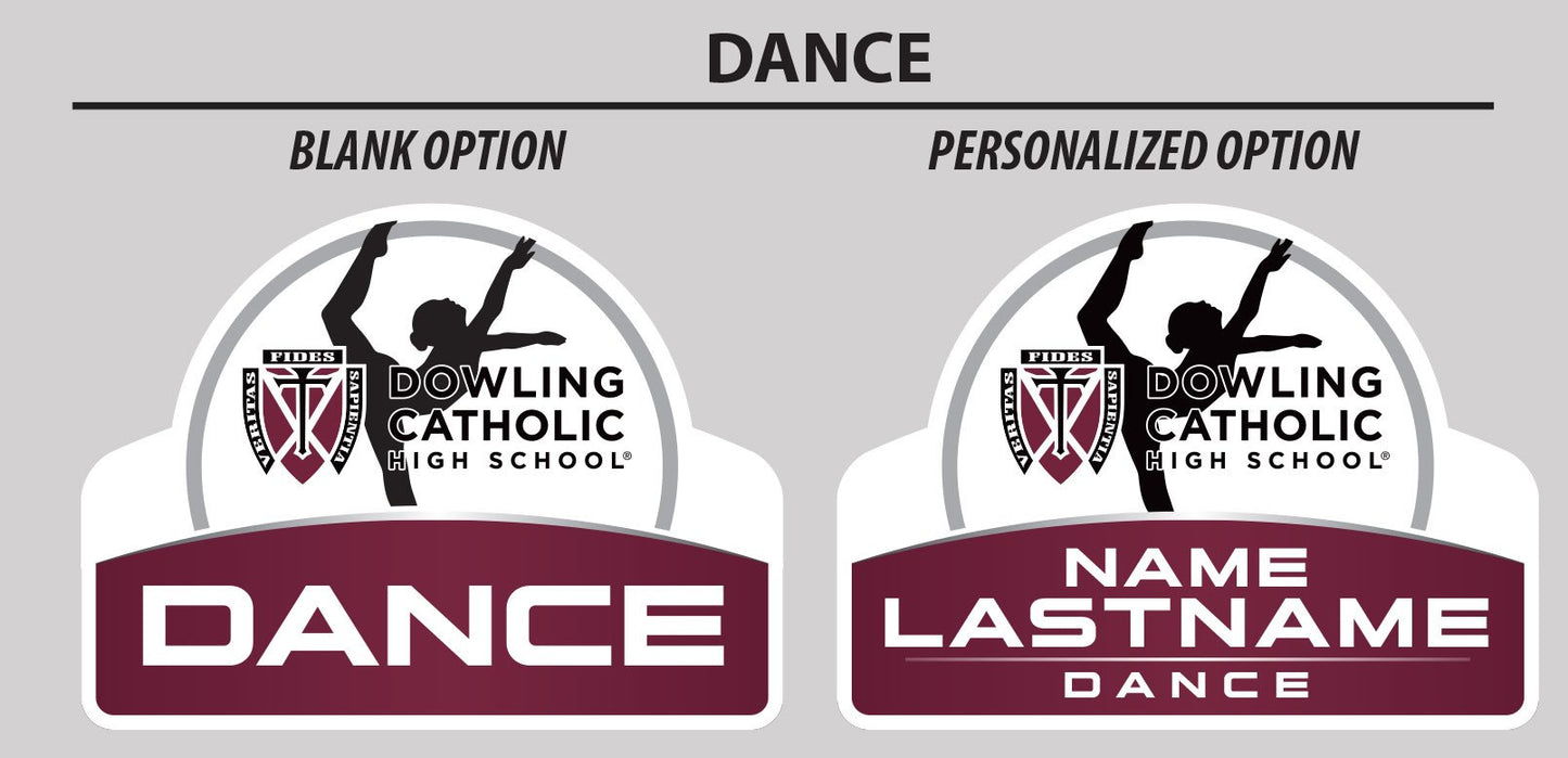 Dance Yard Sign