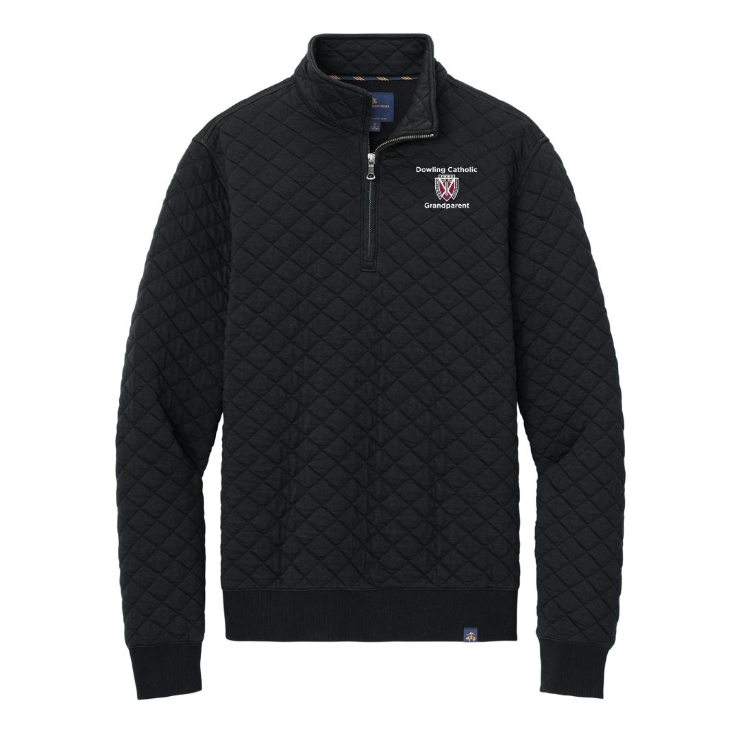 Men's Brooks Brothers Diamond Quilt Quarter Zip