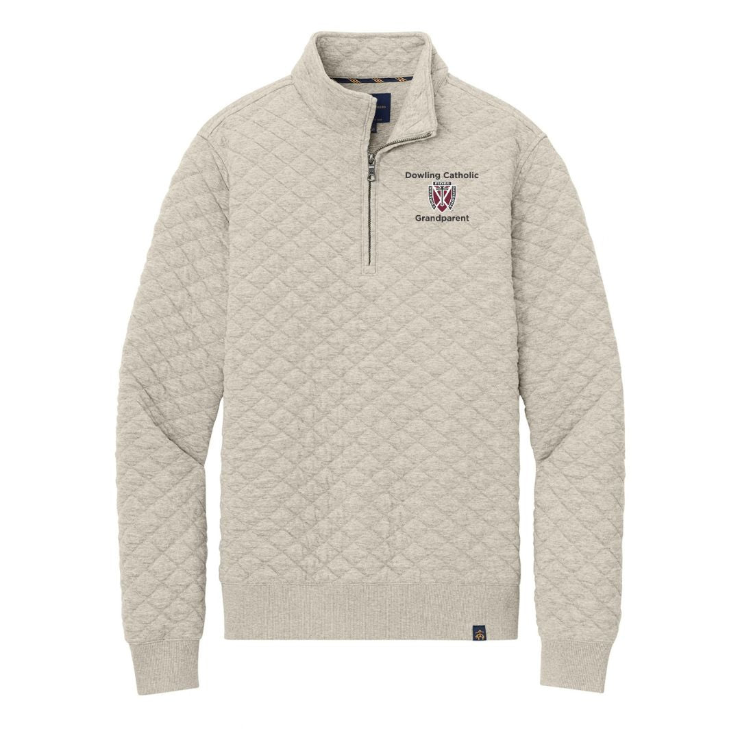 Men's Brooks Brothers Diamond Quilt Quarter Zip