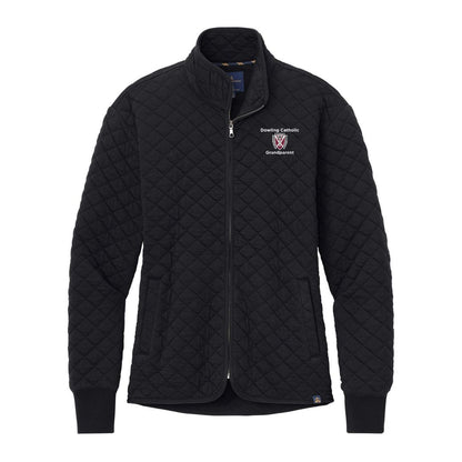 Women's Brooks Brothers Diamond Quilt Full Zip Jacket