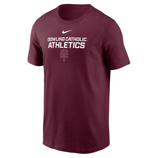 Nike Sideline Dri-FIT Men's Cotton Tee - Deep Maroon