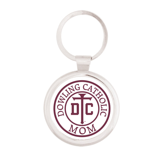 Silver Maverick Round Key Tag