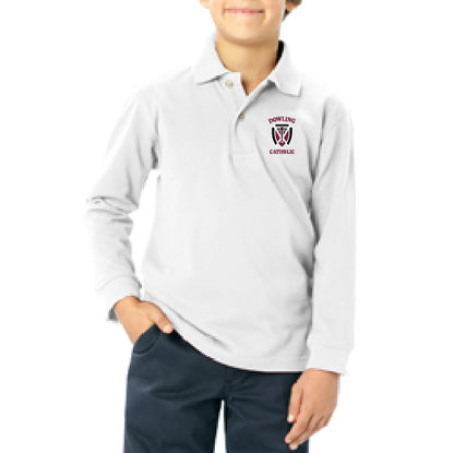 Youth Cotton Polo, SHORT or LONG-SLEEVED - ONLINE