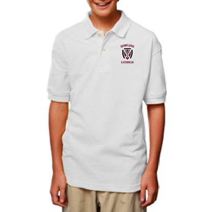 Youth Cotton Polo, SHORT or LONG-SLEEVED - ONLINE