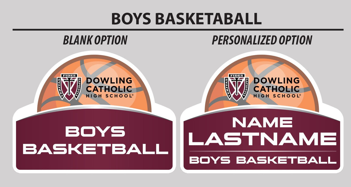 Boys Basketball Yard Sign
