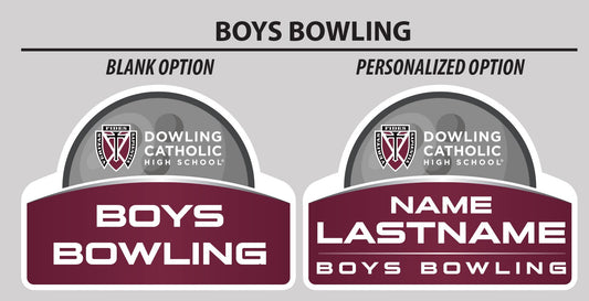 Boys Bowling Yard Sign