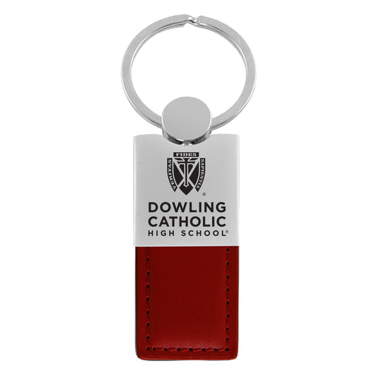 Leather & Metal Key Chain
