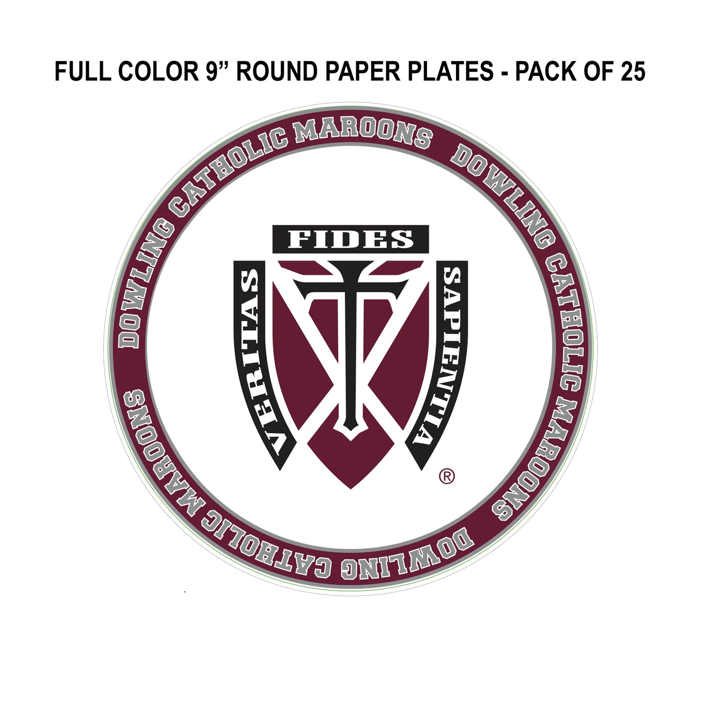 Dowling Catholic Graduation Tableware