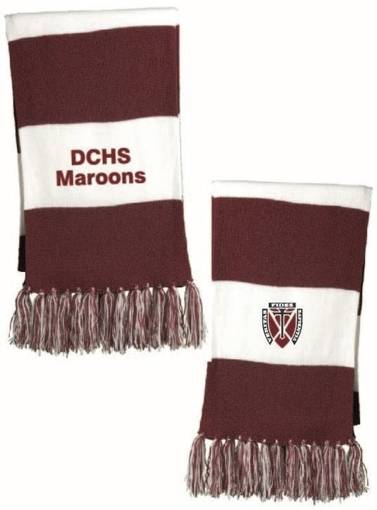 Maroon & White Scarf
