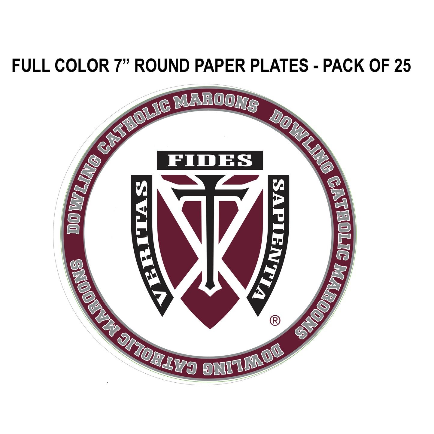 Dowling Catholic Graduation Tableware