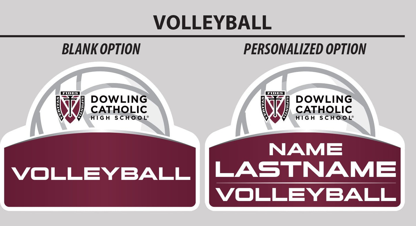 Volleyball Yard Sign