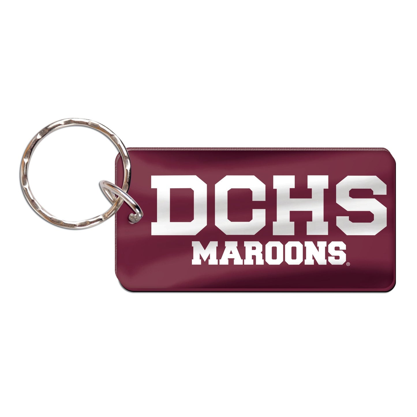 DCHS Acrylic Mirrored Keychain